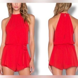 Saylor x REVOLVE Emmy Romper Red sz XS